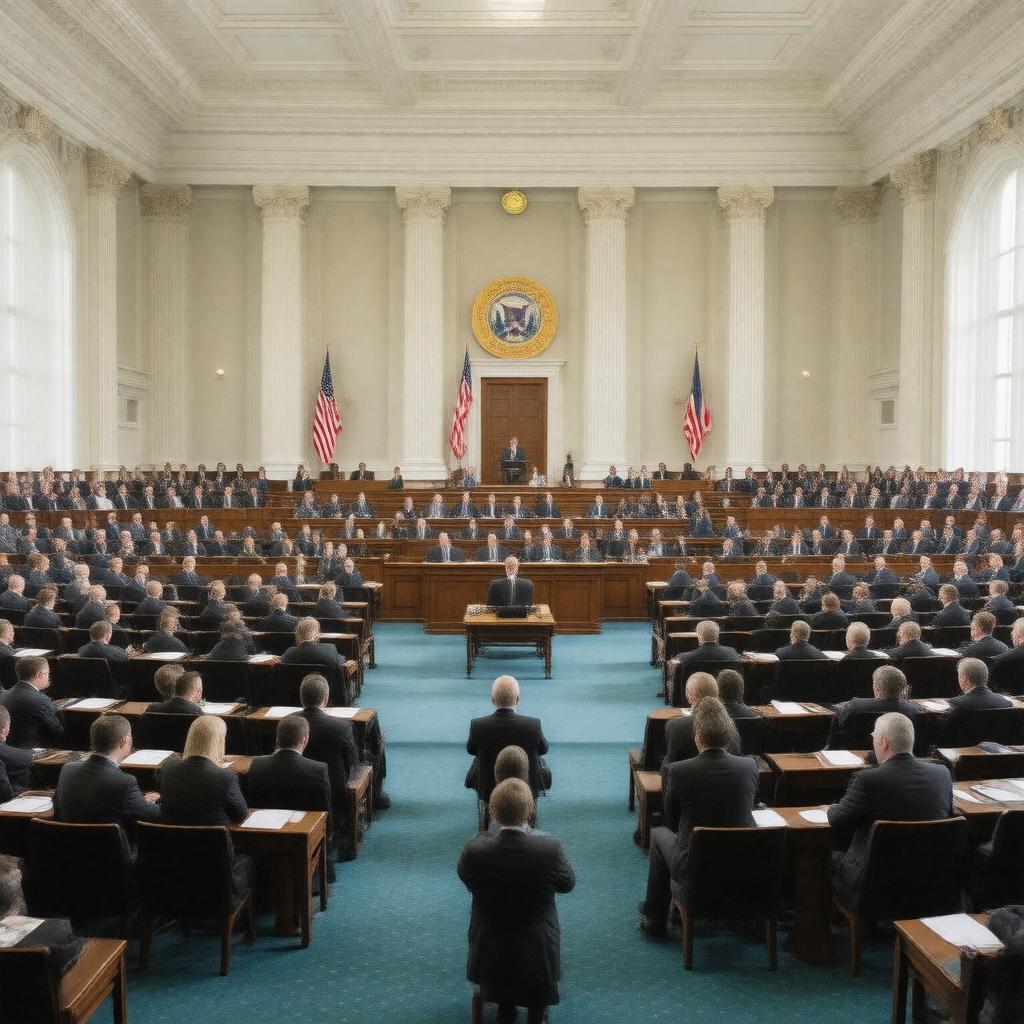 AI-created image of Committee of the Whole House