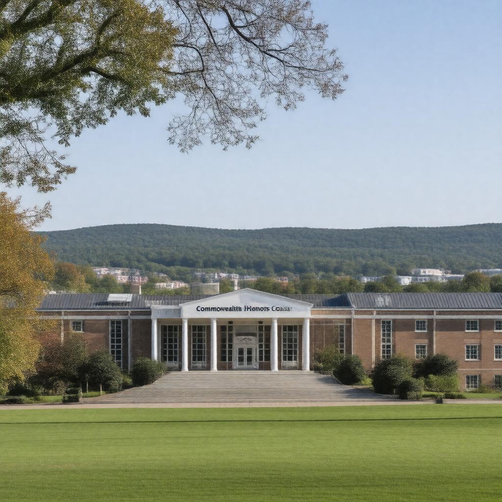 Click to view larger image AI-created image of Commonwealth Honors College