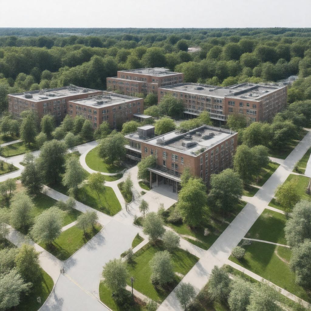 Click to view larger image AI-created image of Commonwealth Honors College Residential Community