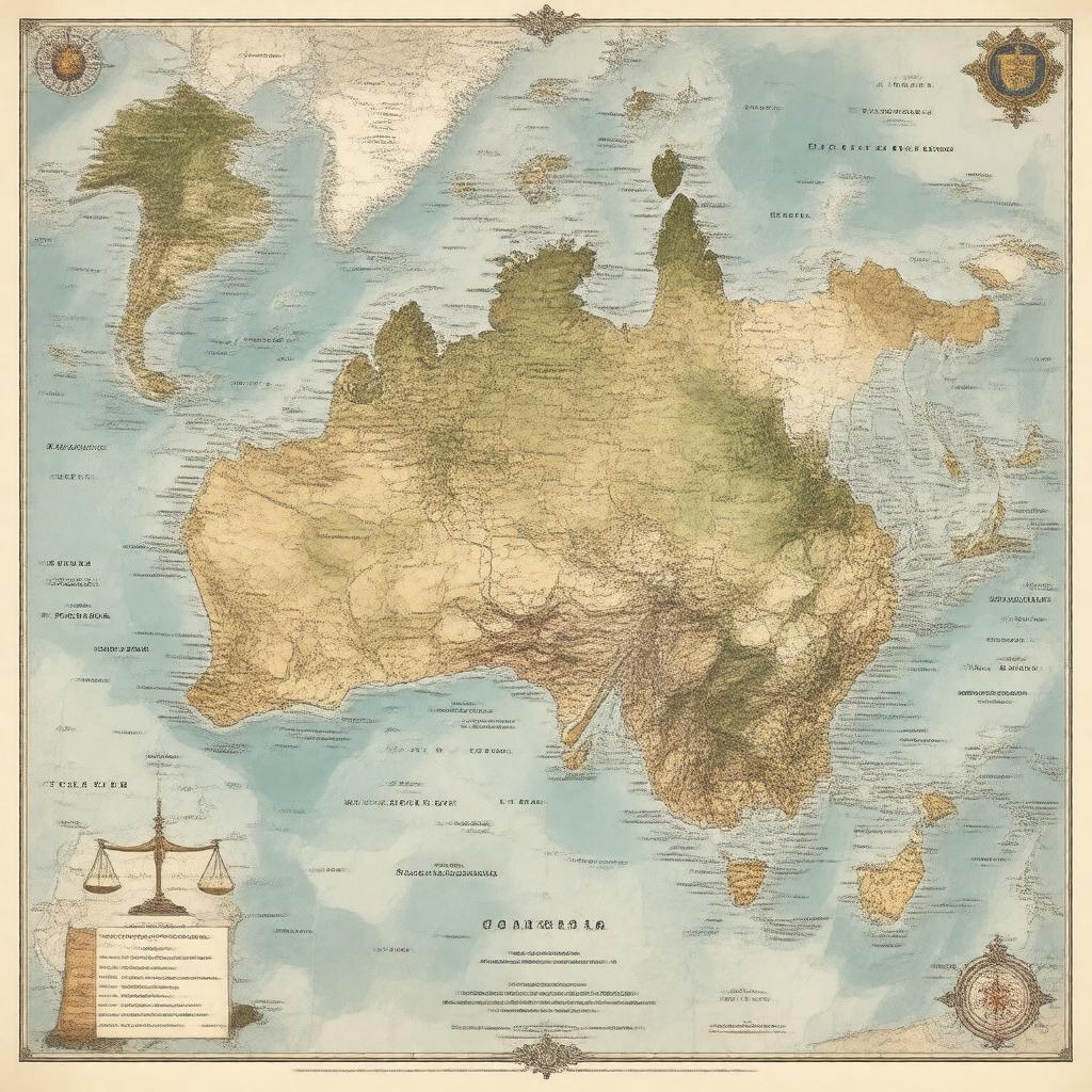 AI-created image of Commonwealth realms (in judicial matters)