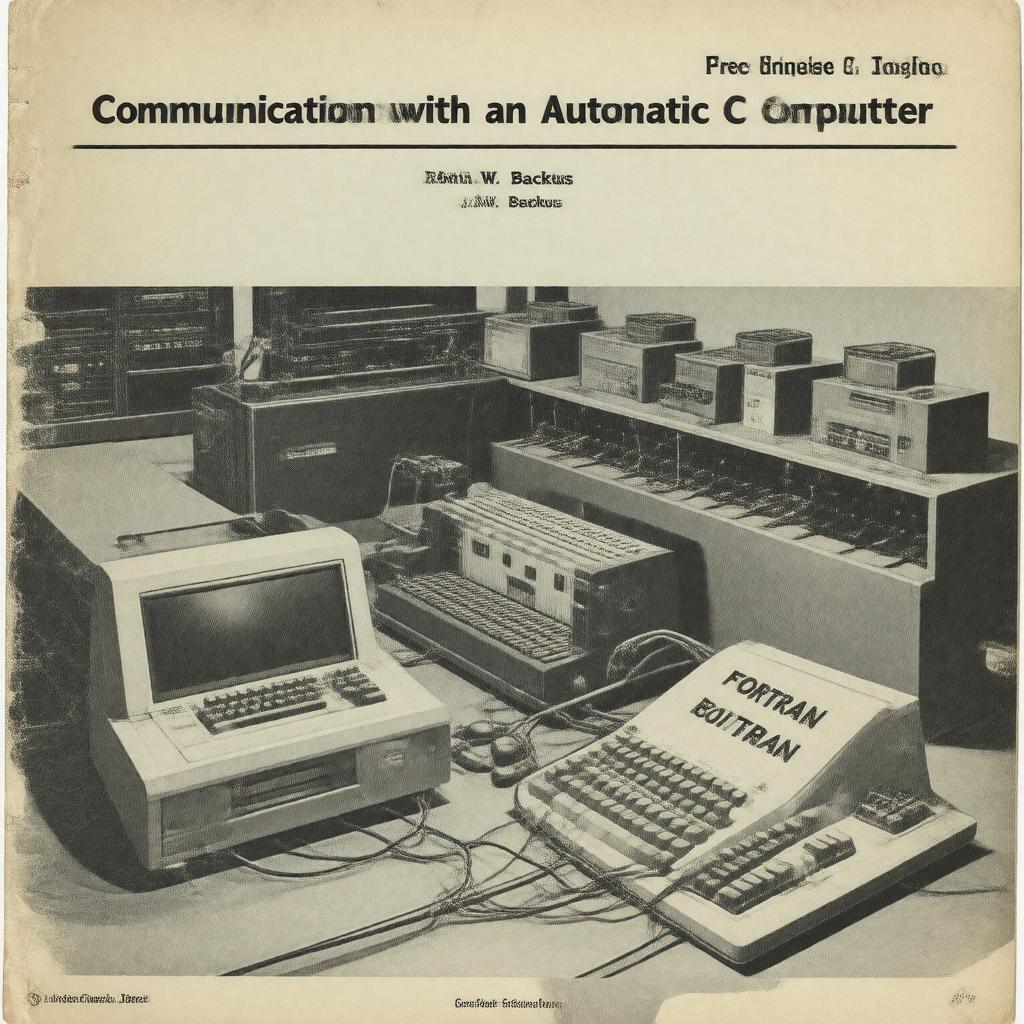 AI-created image of Communication with an Automatic Computer