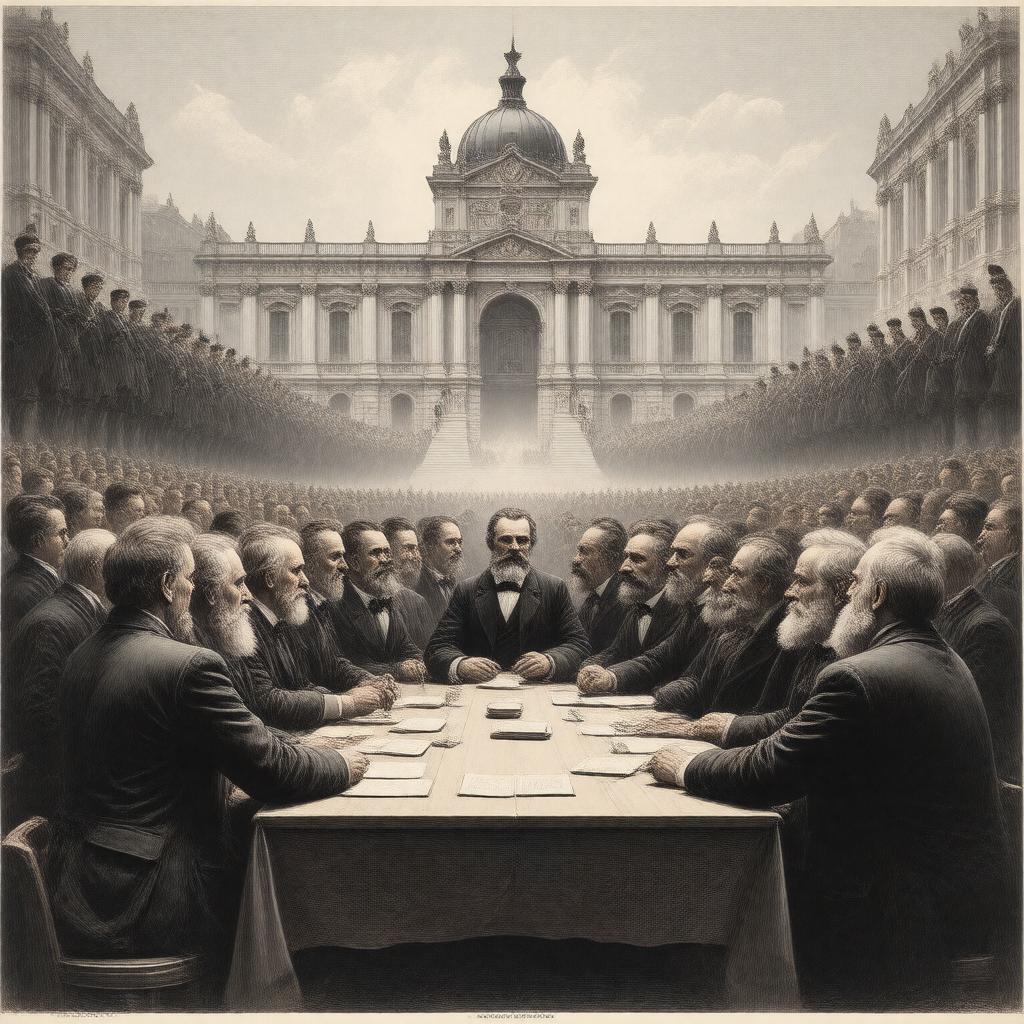 AI-created image of Communist League