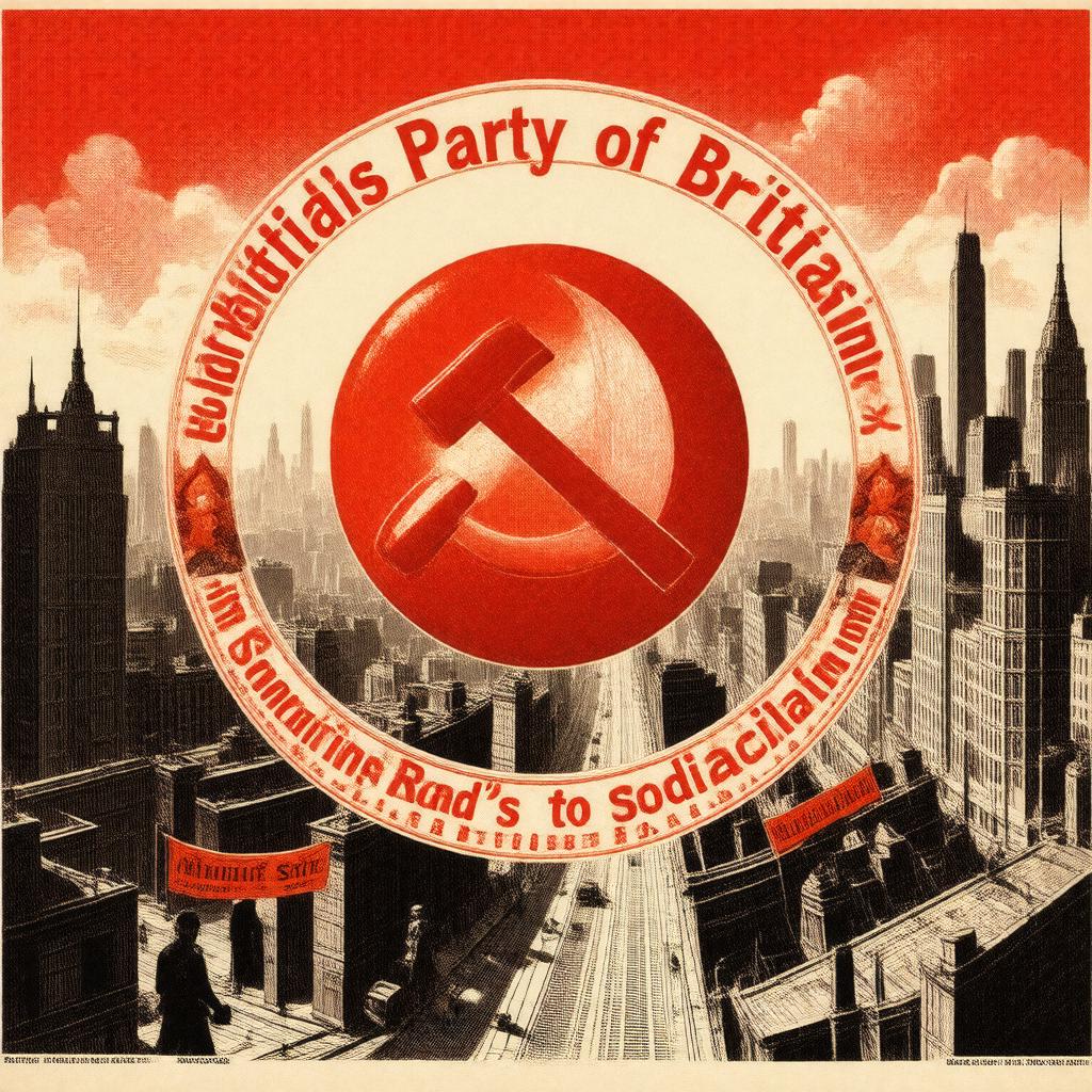 Click to view larger image AI-created image of Communist Party of Britain