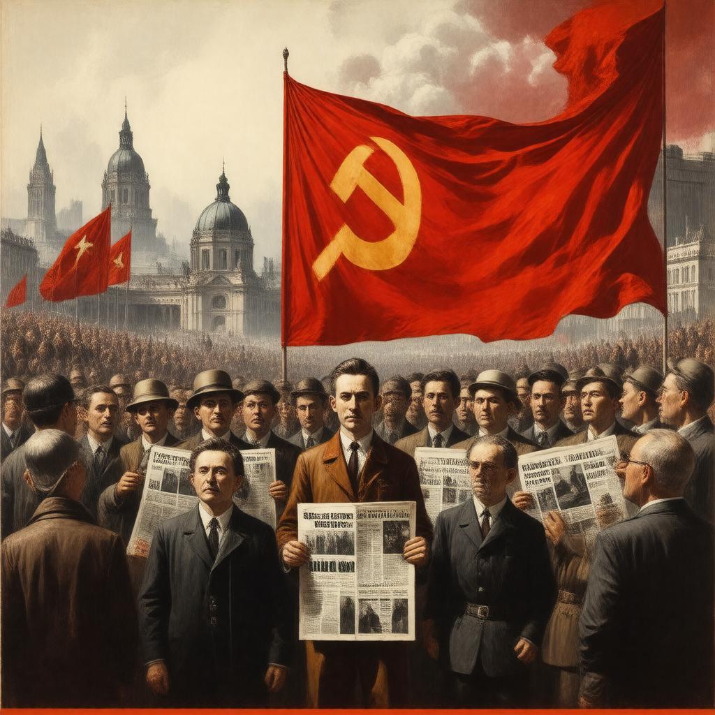 AI-created image of Communist Party of Germany