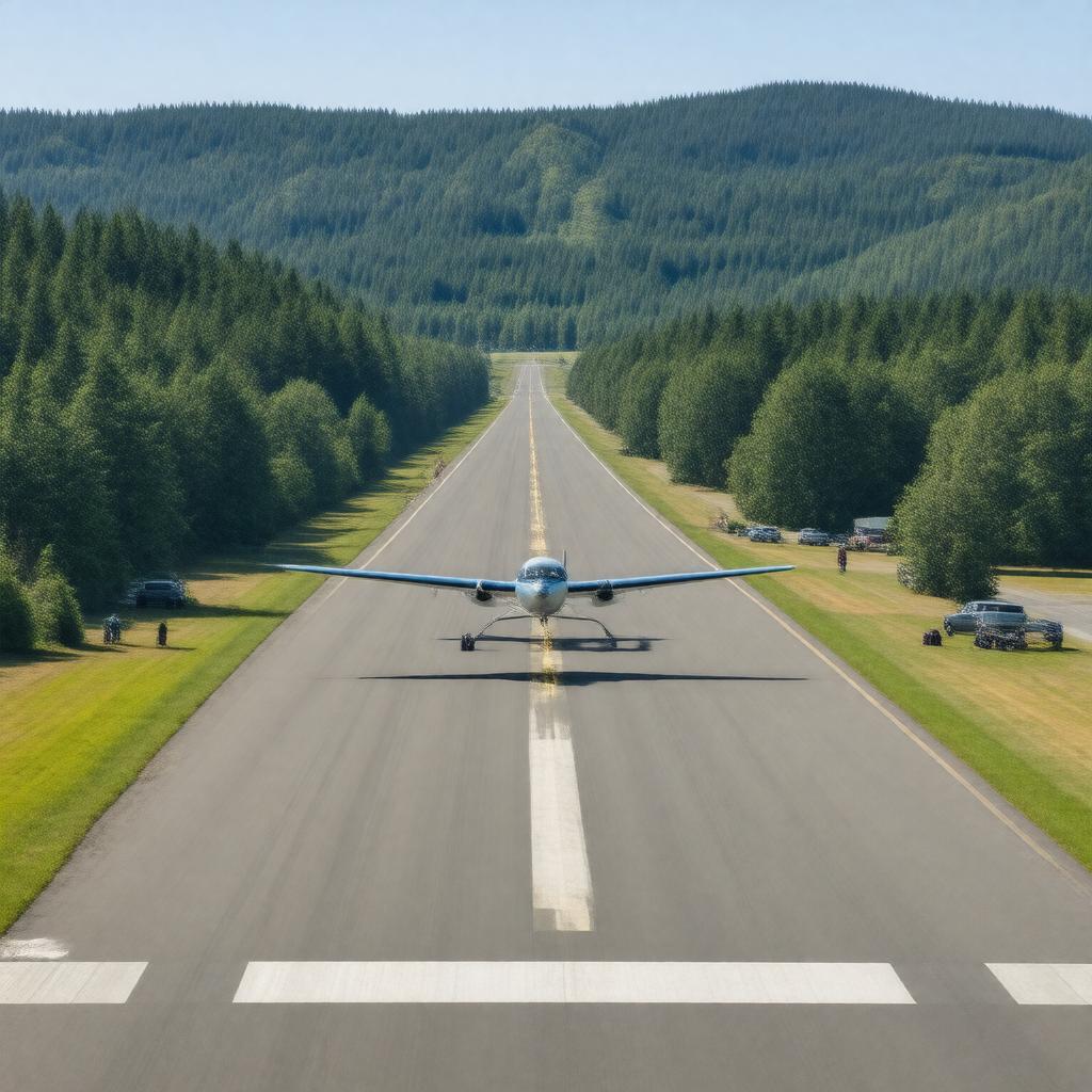 AI-created image of Comox Valley Airport