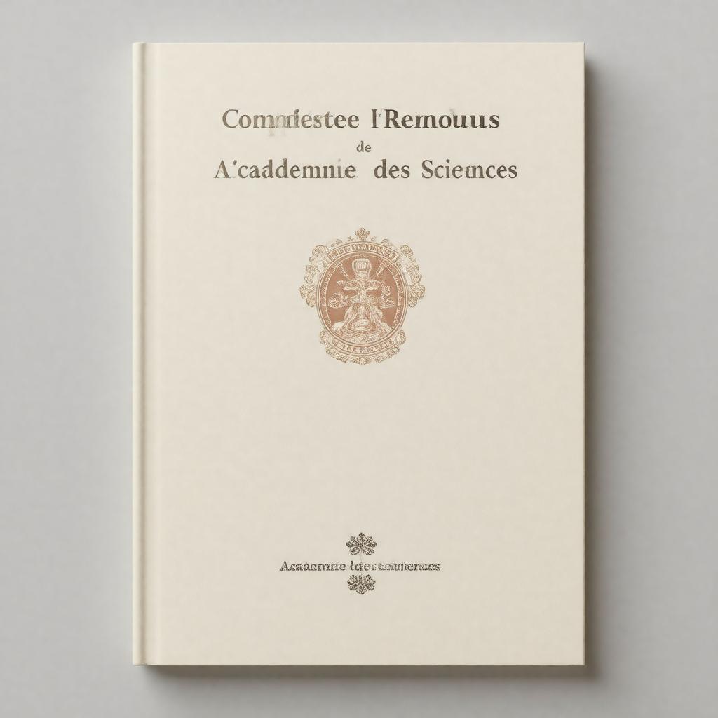 AI-created image of Comptes Rendus de l'Académie des Sciences