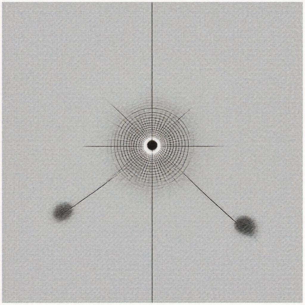 AI-created image of Compton scattering