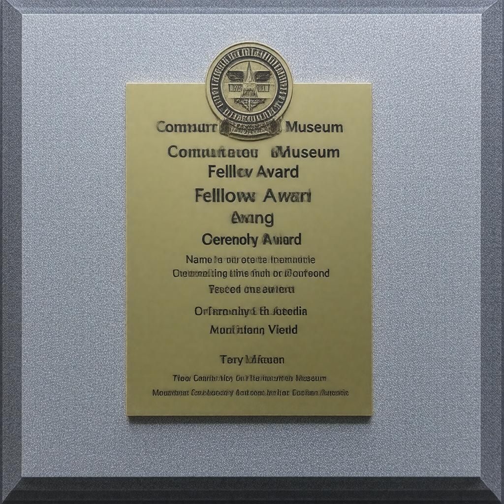 Click to view larger image AI-created image of Computer History Museum Fellow Award