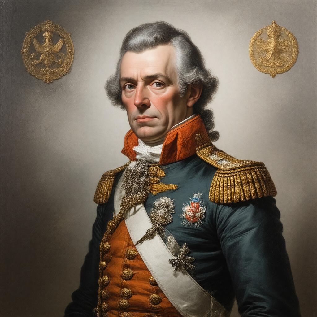 AI-created image of Comte de Rochambeau