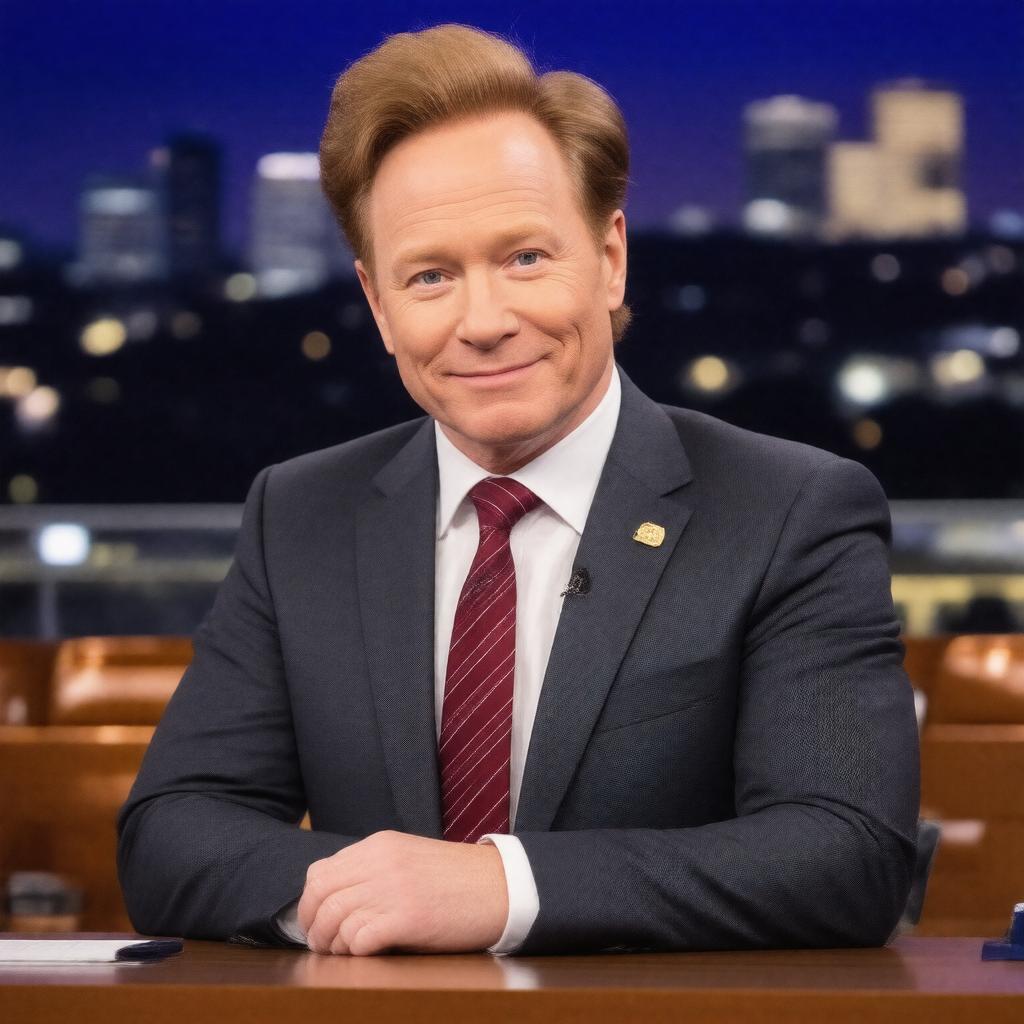 AI-created image of Conan O'Brien