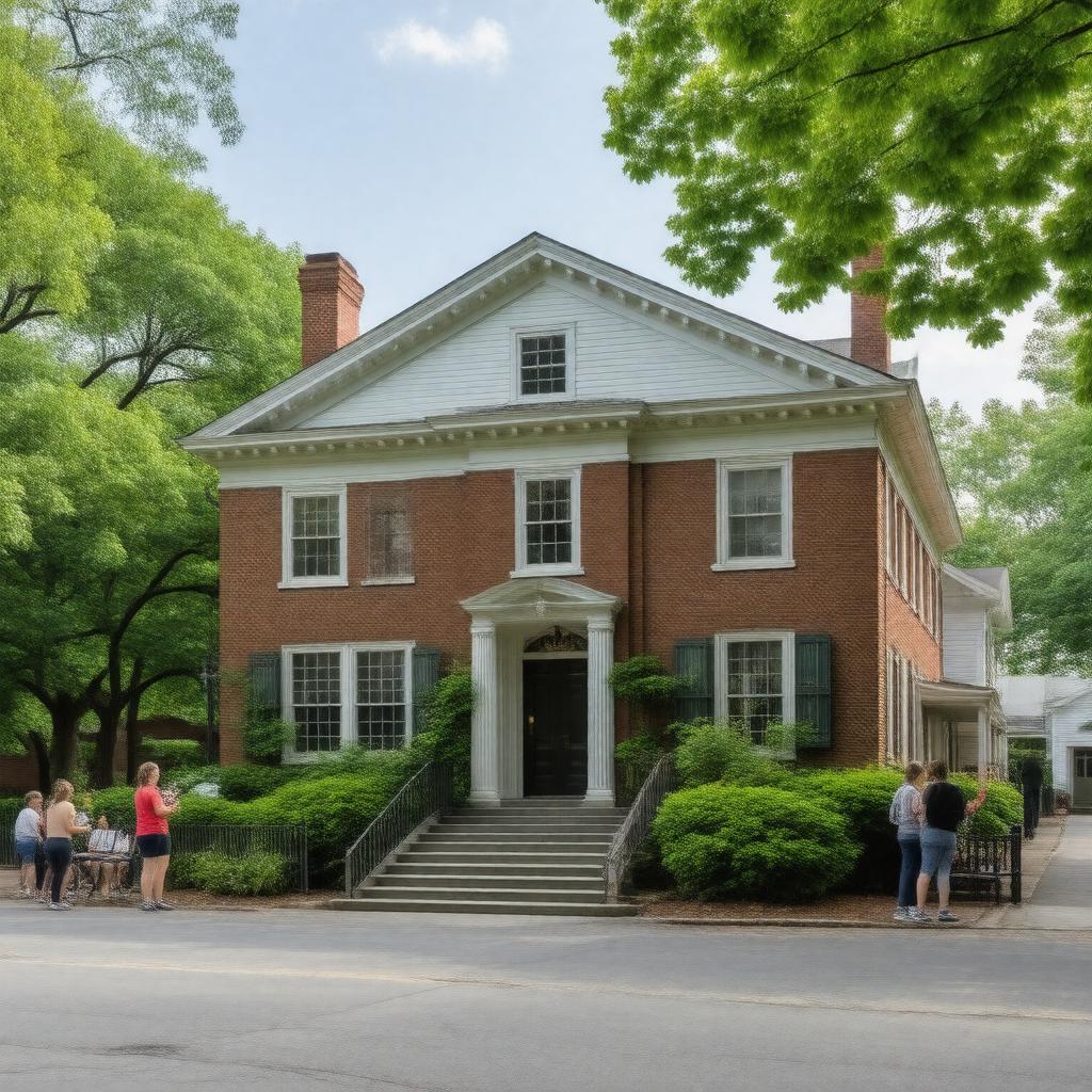 Click to view larger image AI-created image of Concord Free Public Library