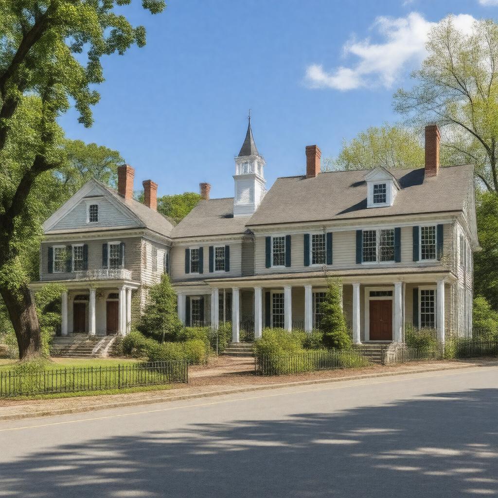 Click to view larger image AI-created image of Concord Monument Square–Lexington Road Historic District