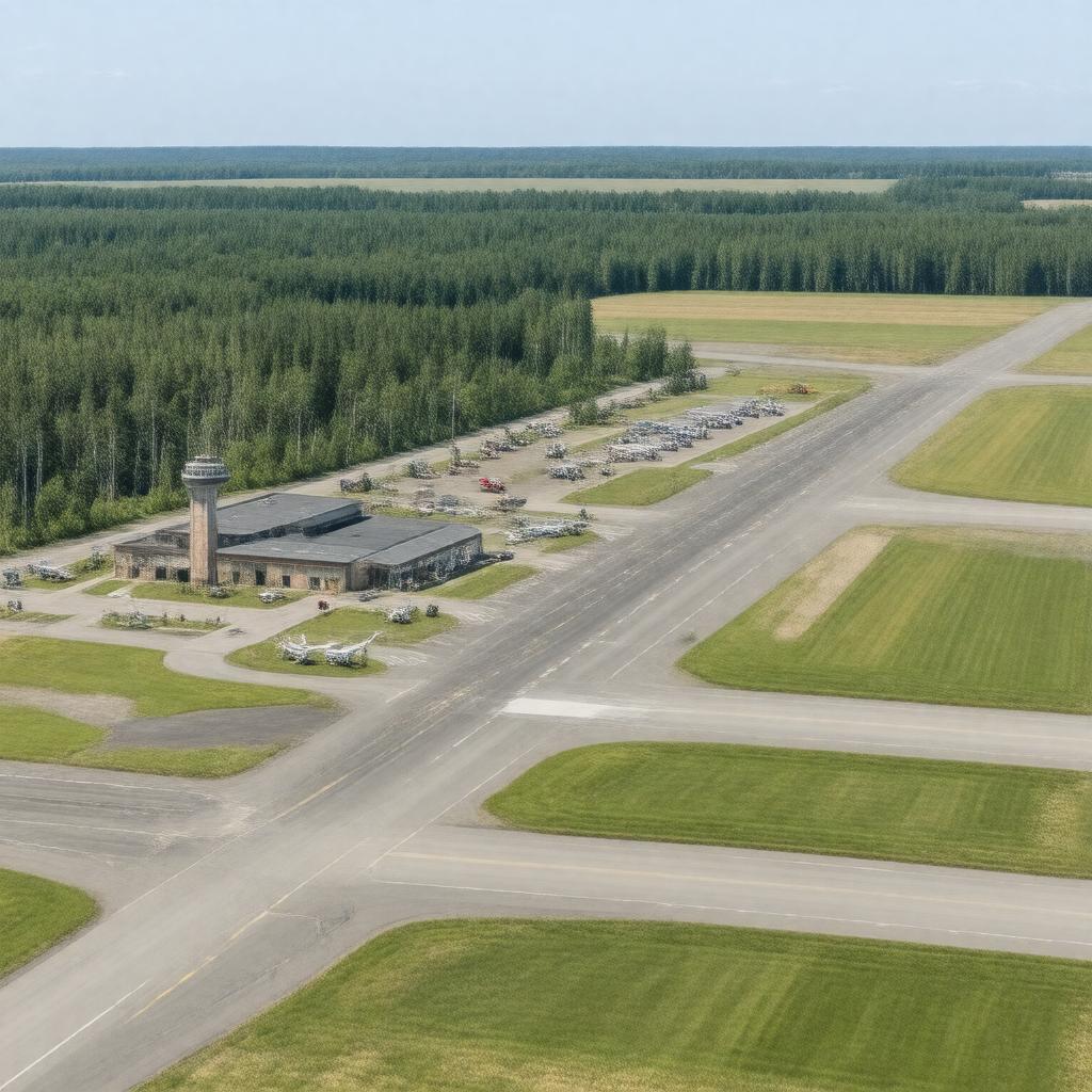 Click to view larger image AI-created image of Concord Municipal Airport