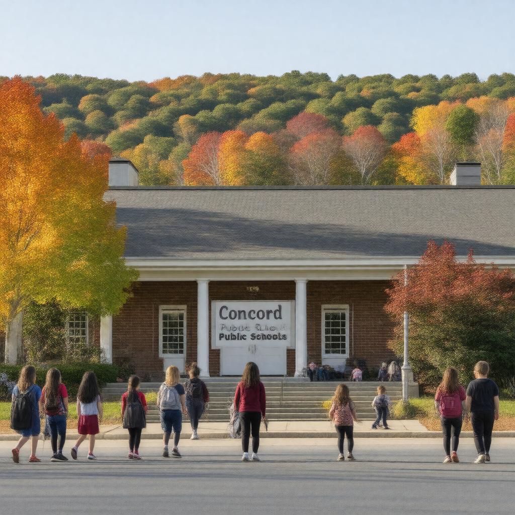 AI-created image of Concord Public Schools