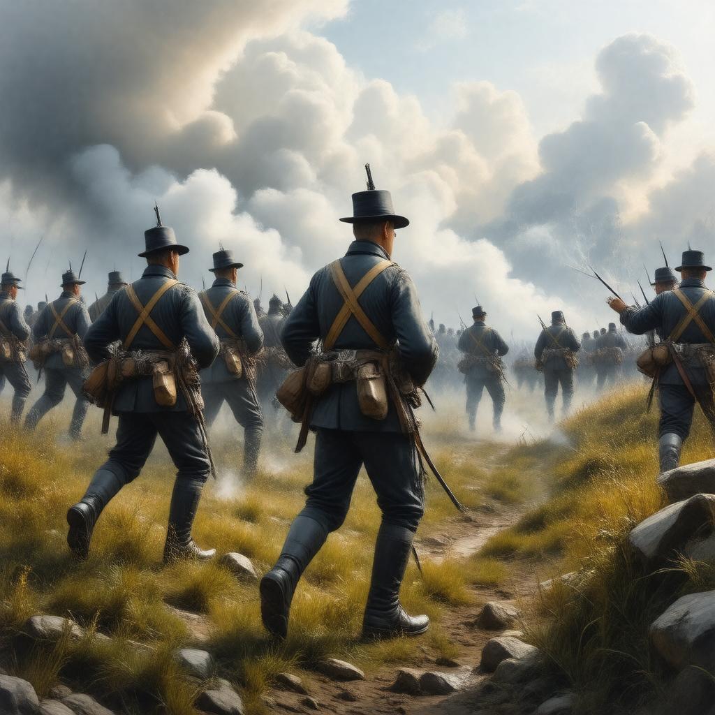 AI-created image of Confederate States Army