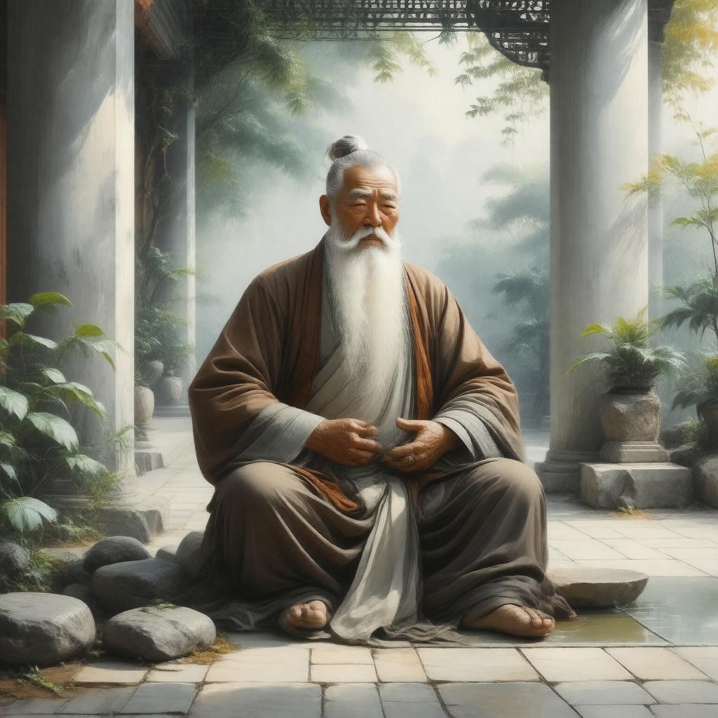 AI-created image of Confucius