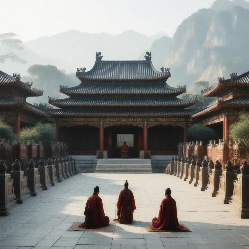 AI-created image of Confucius Temple
