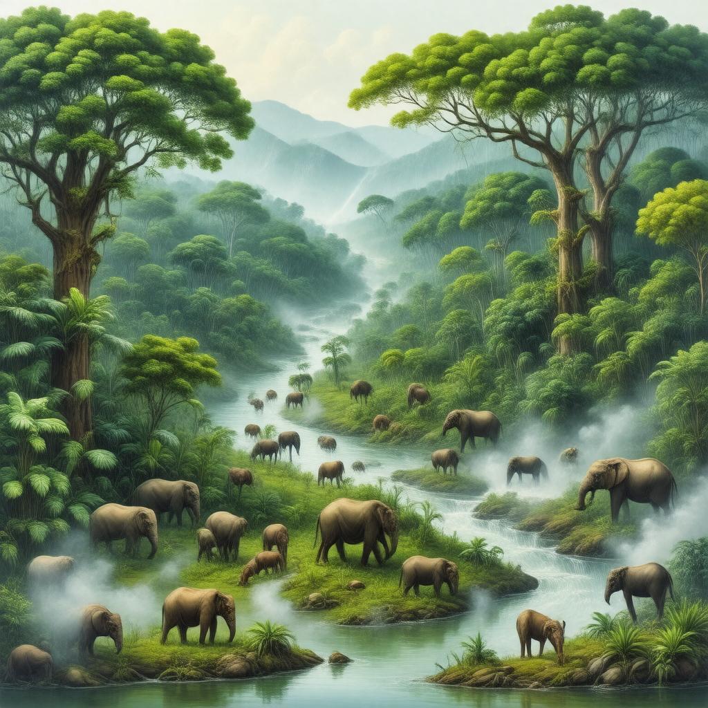 AI-created image of Congo Rainforest