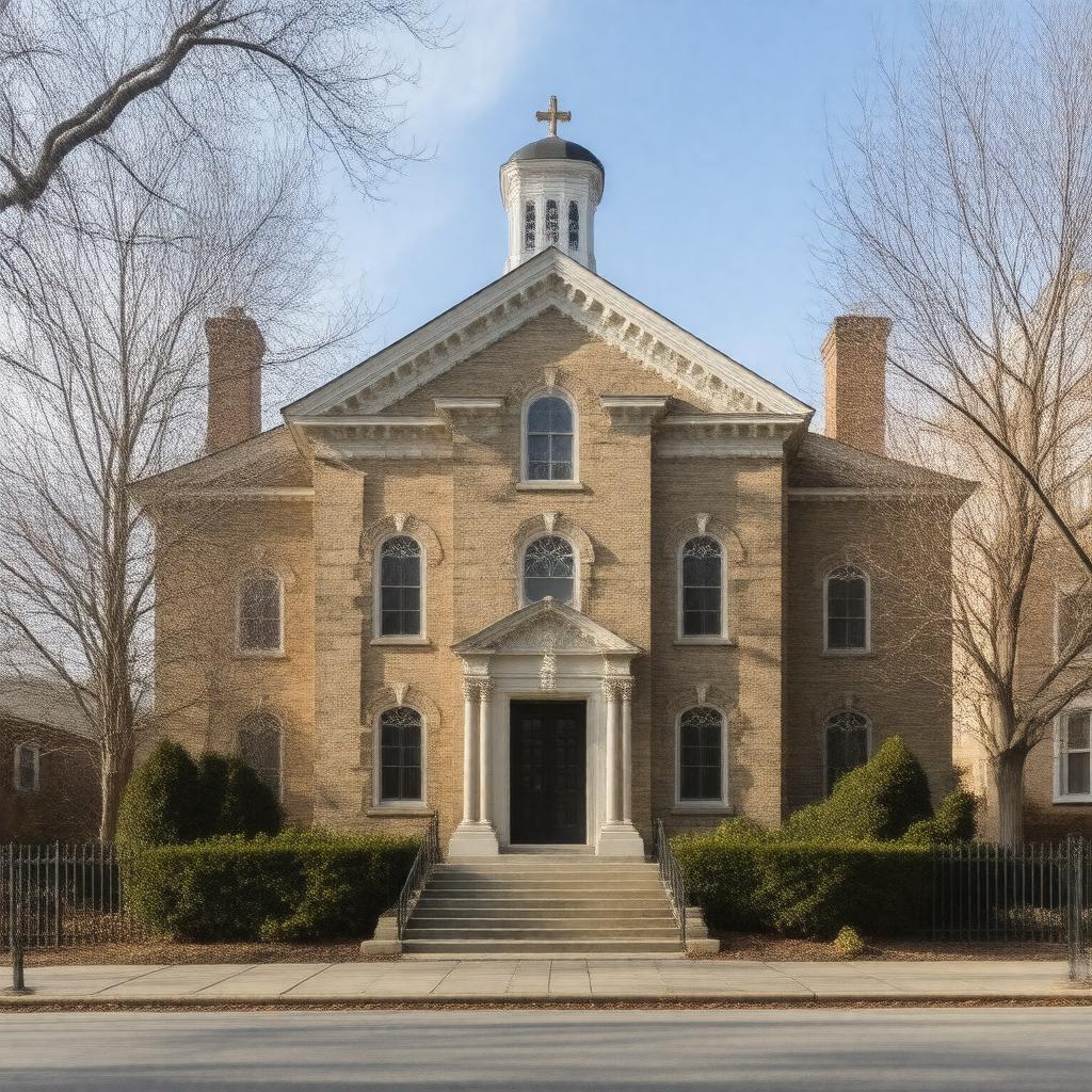 AI-created image of Congregation Jeshuat Israel