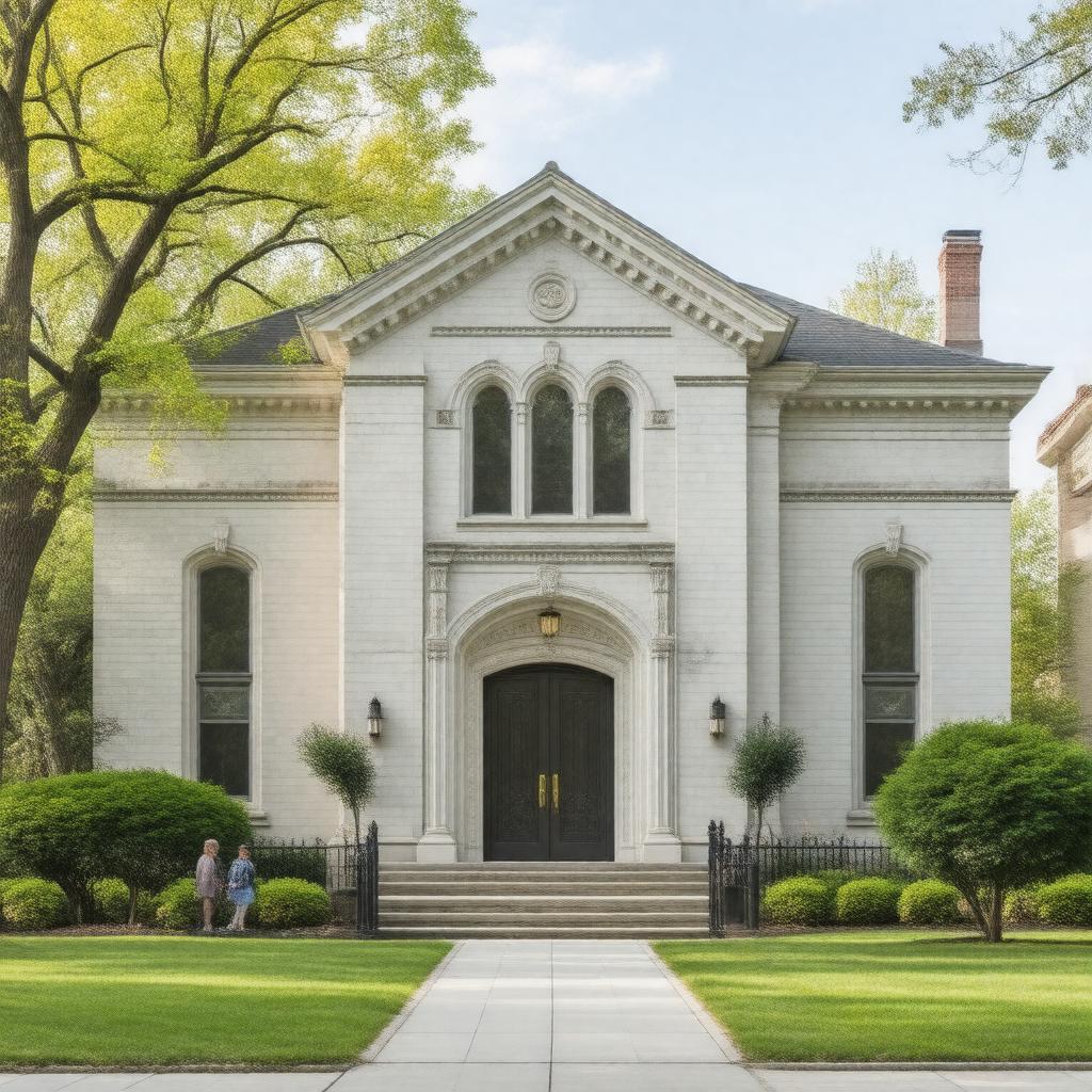 Click to view larger image AI-created image of Congregation Kehillath Israel