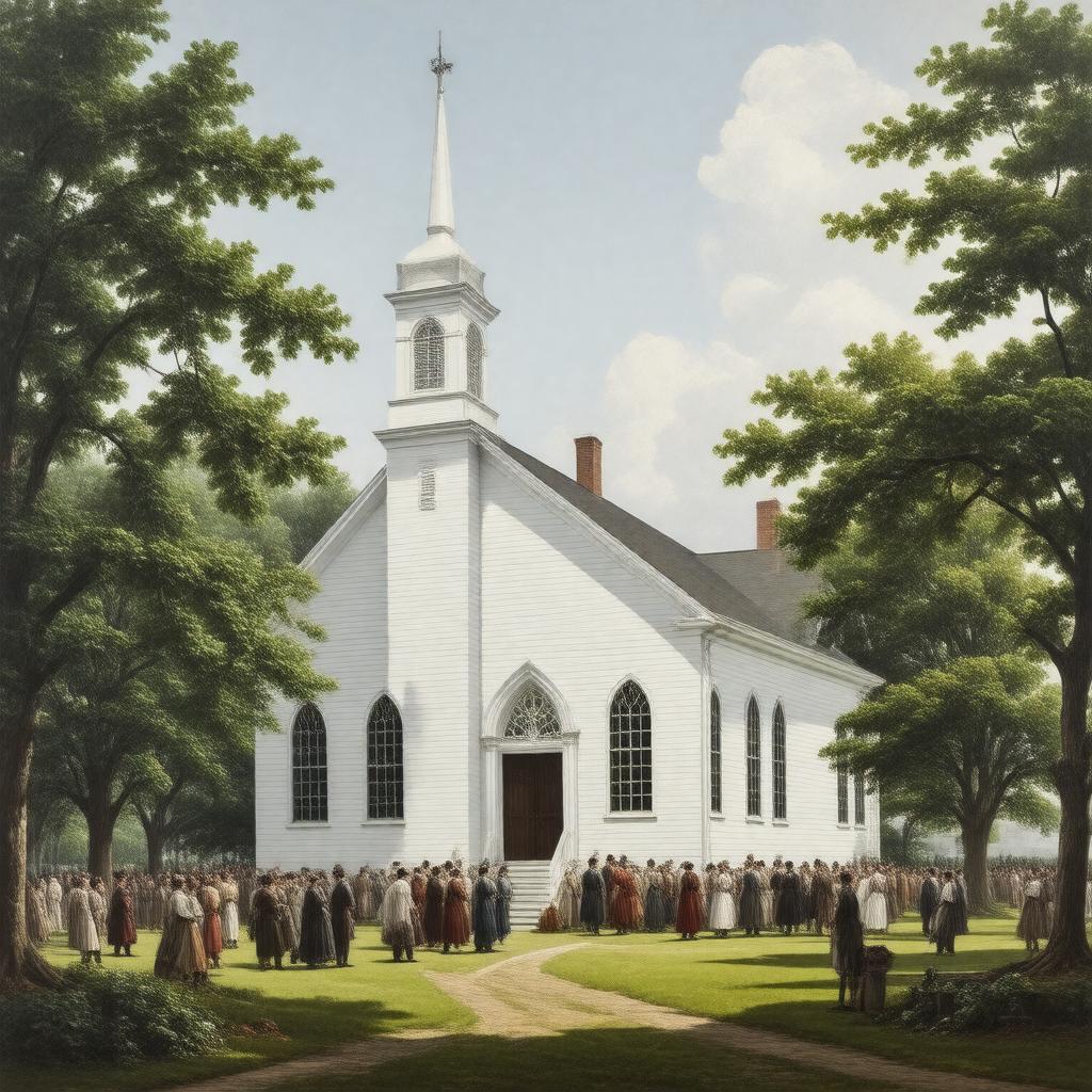 AI-created image of Congregationalists