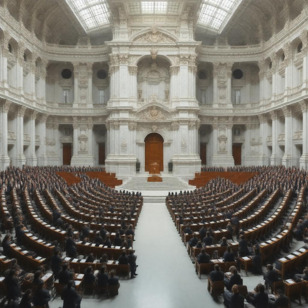 AI-created image of Congreso de la Unión