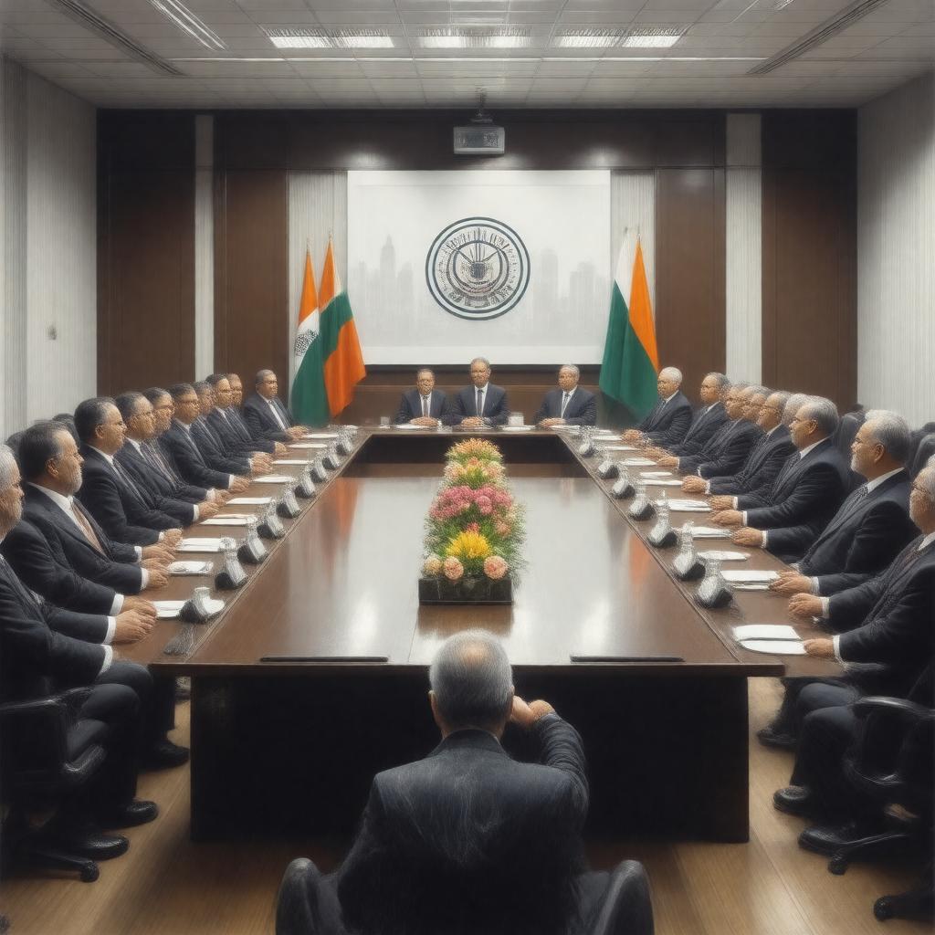 AI-created image of Congress Working Committee
