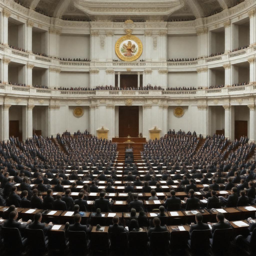 AI-created image of Congress of Mexico City