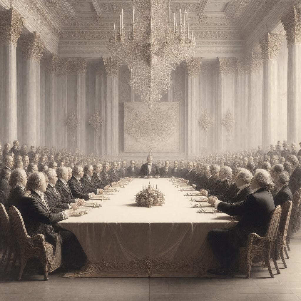 AI-created image of Congress of Vienna