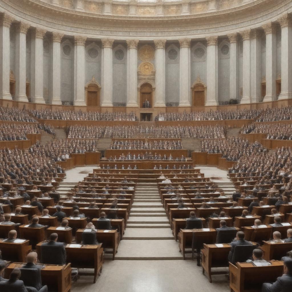 AI-created image of Congress of the State of Mexico