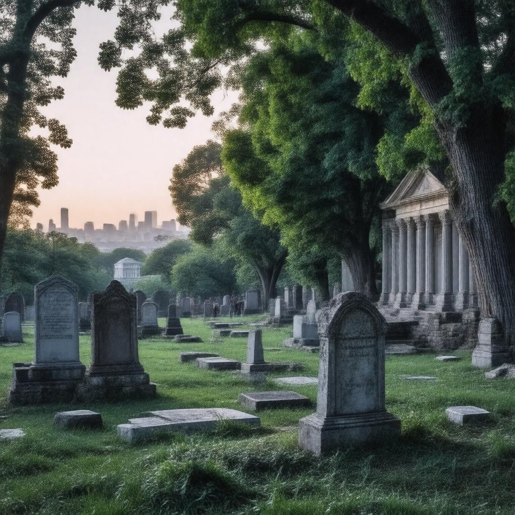 AI-created image of Congressional Cemetery