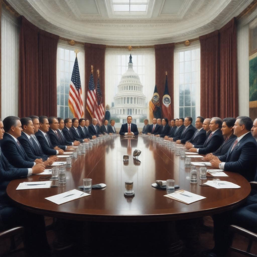 AI-created image of Congressional Hispanic Caucus