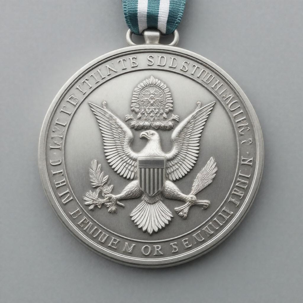 Click to view larger image AI-created image of Congressional Silver Medal