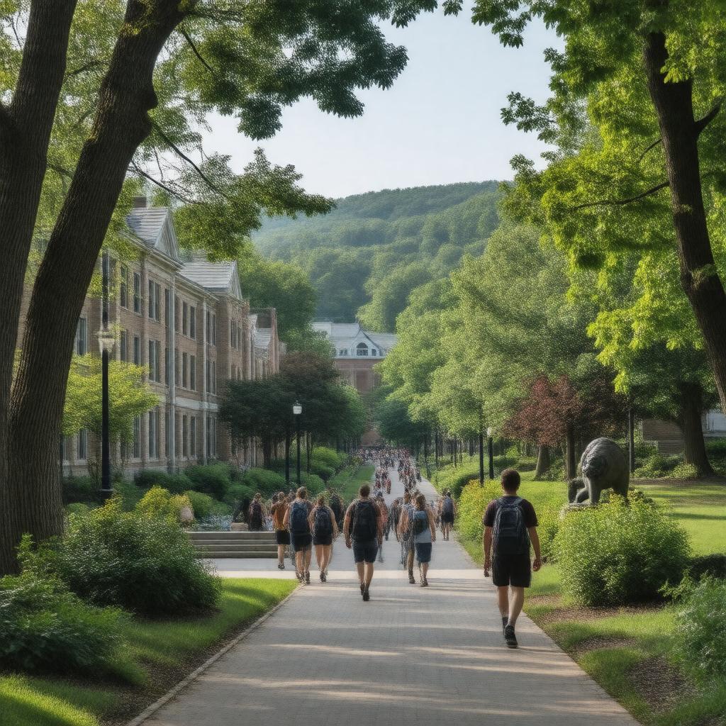 AI-created image of Conn College