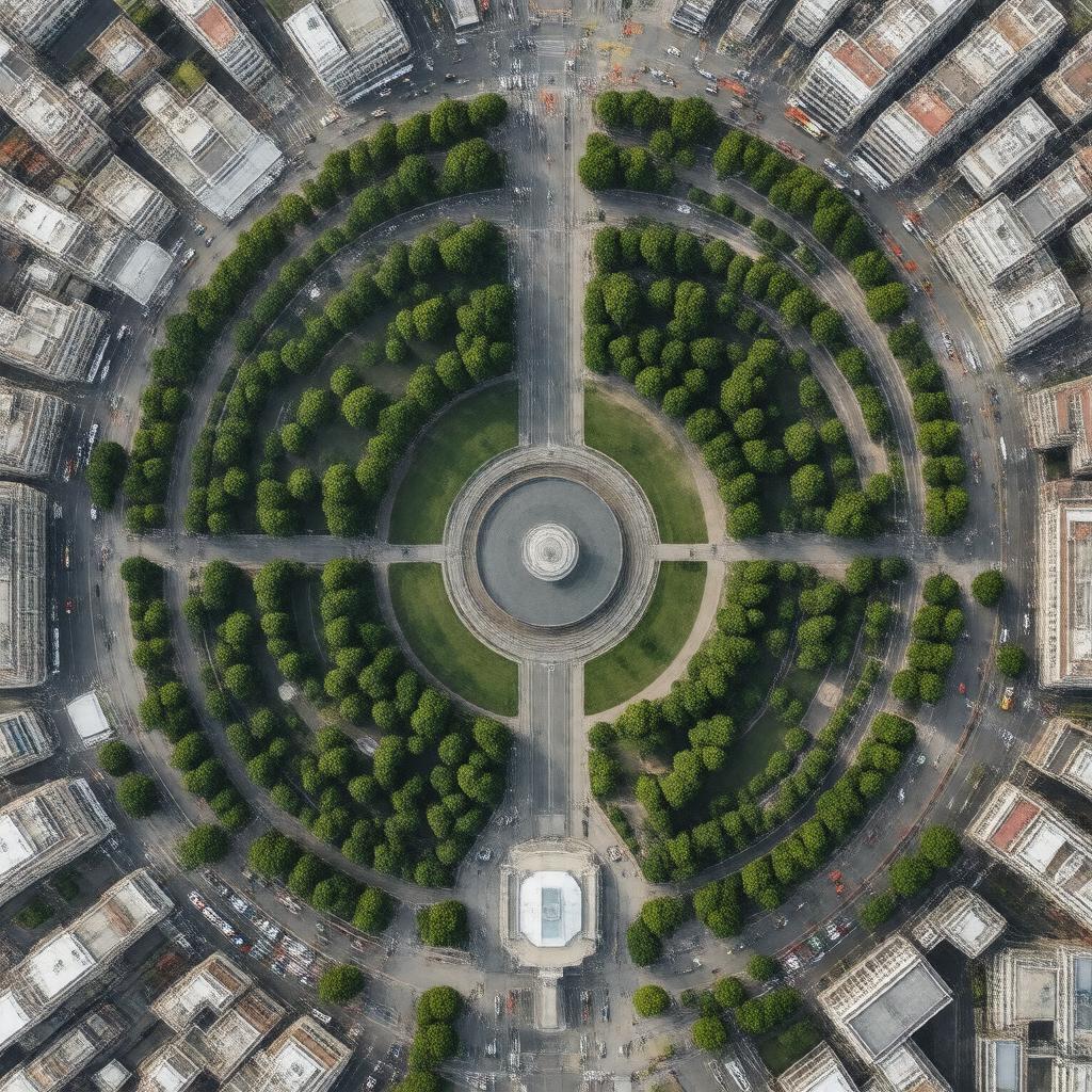 AI-created image of Connaught Place