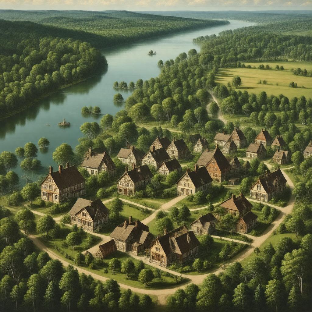 AI-created image of Connecticut Colony