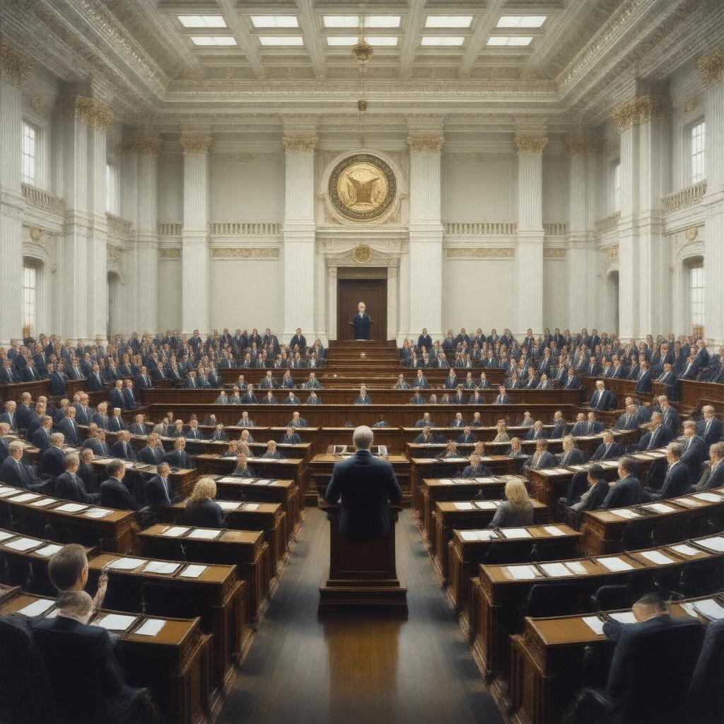 Click to view larger image AI-created image of Connecticut House of Representatives