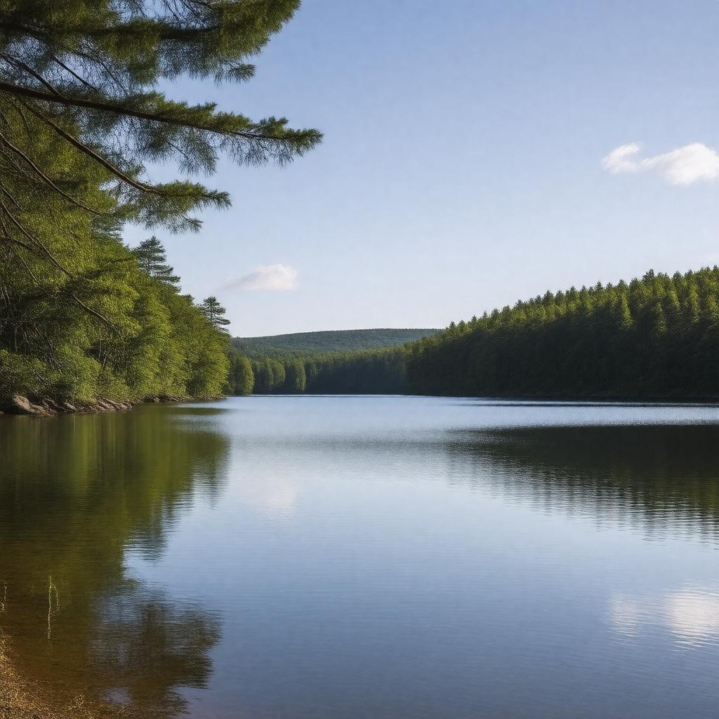 AI-created image of Connecticut Lakes