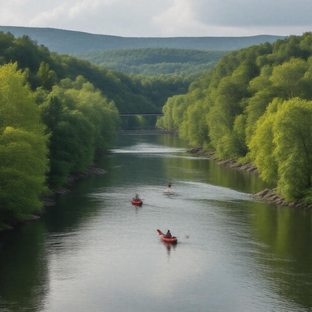 AI-created image of Connecticut River