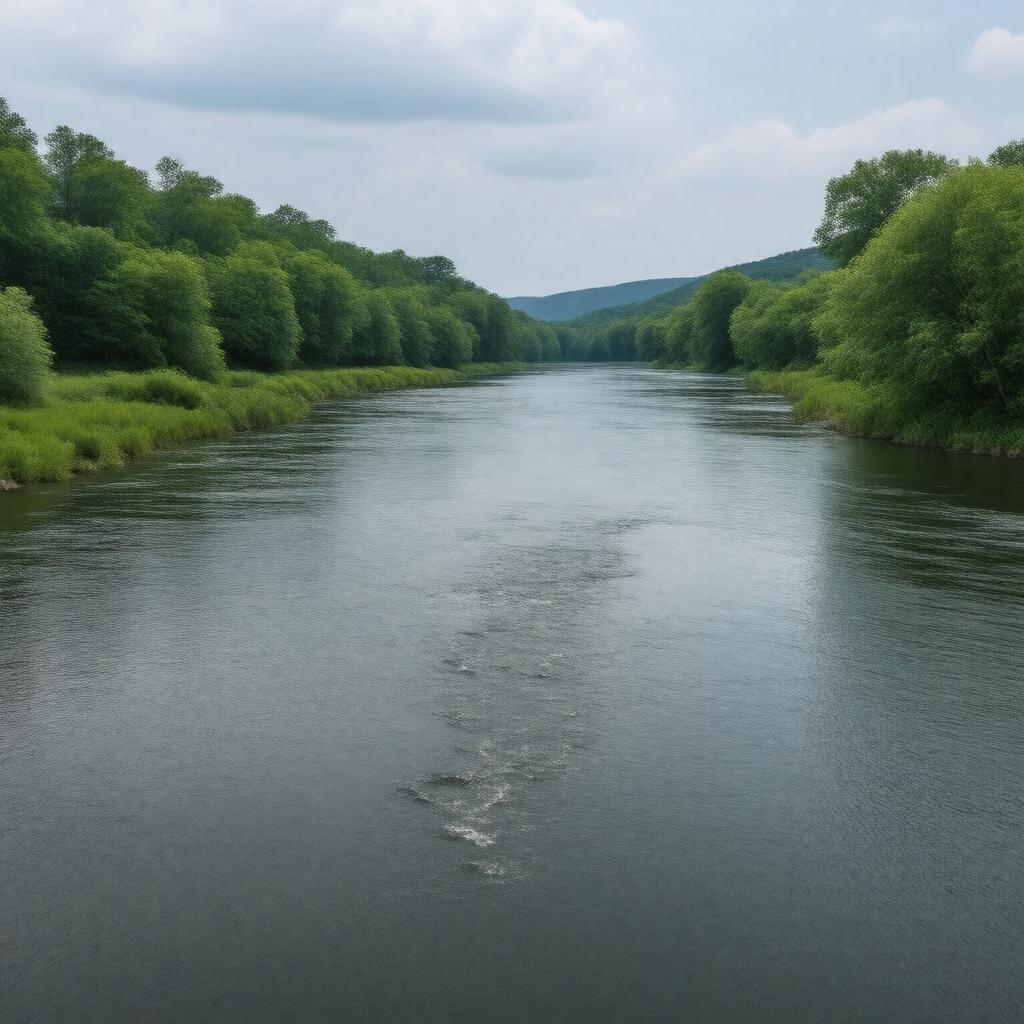 AI-created image of Connecticut River National Blueway