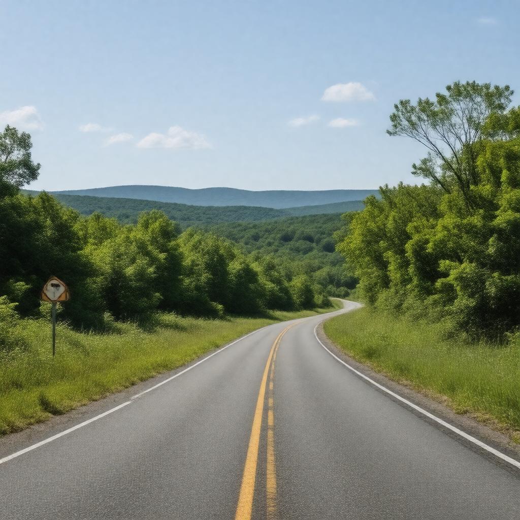 AI-created image of Connecticut Route 37