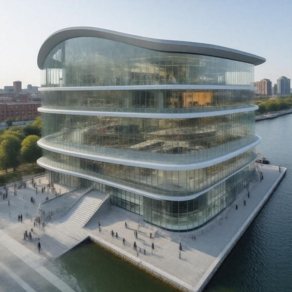 AI-created image of Connecticut Science Center