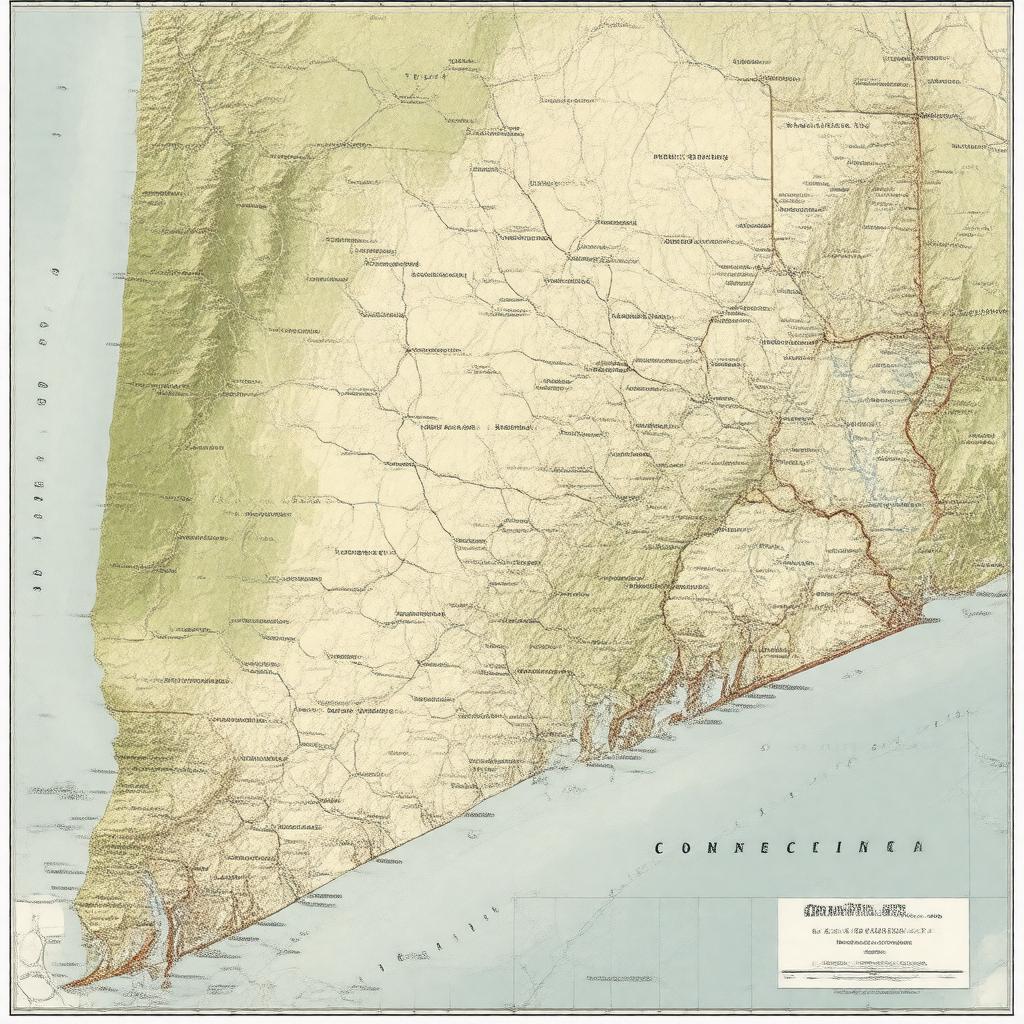 AI-created image of Connecticut's 5th congressional district