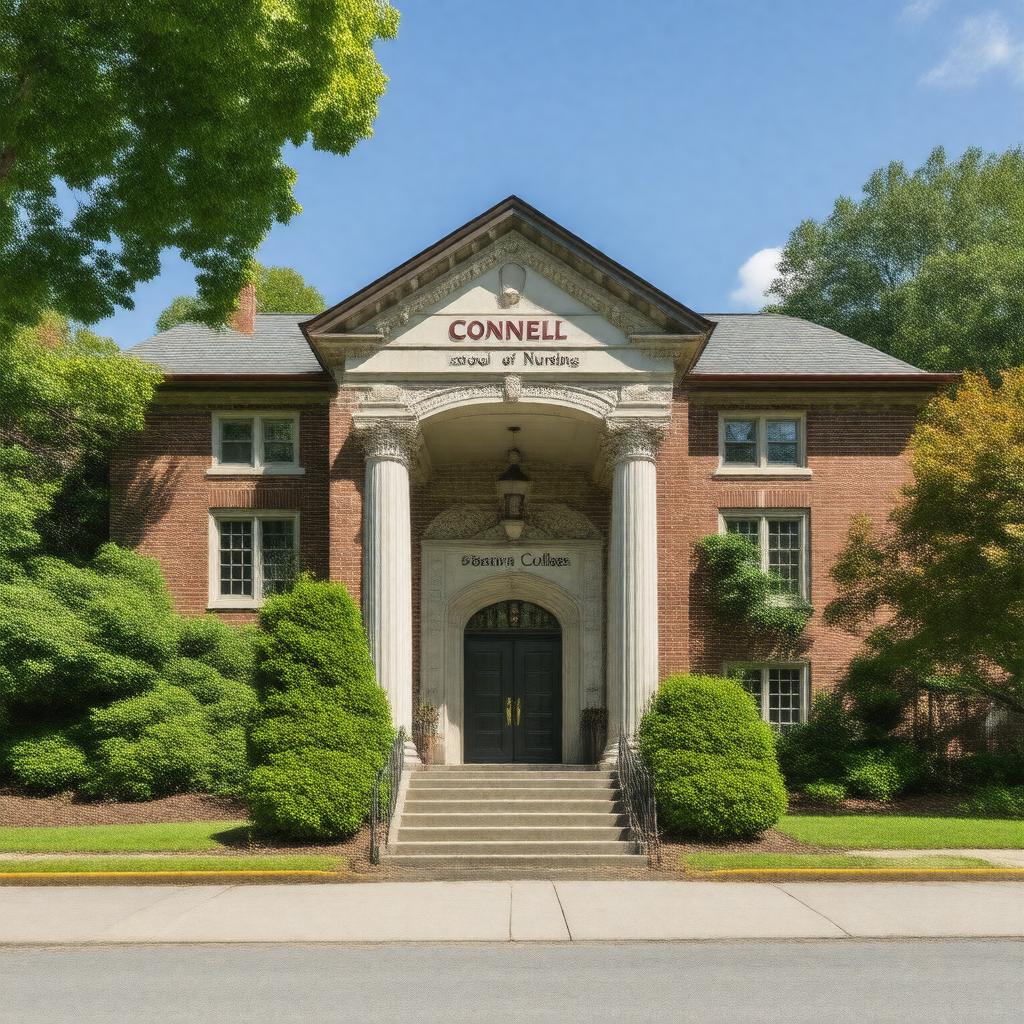 Click to view larger image AI-created image of Connell School of Nursing