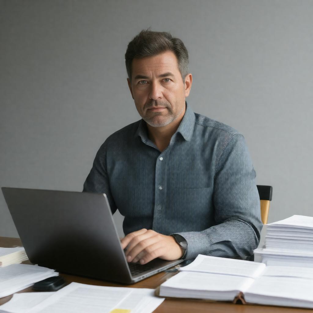 AI-created image of Conor Friedersdorf