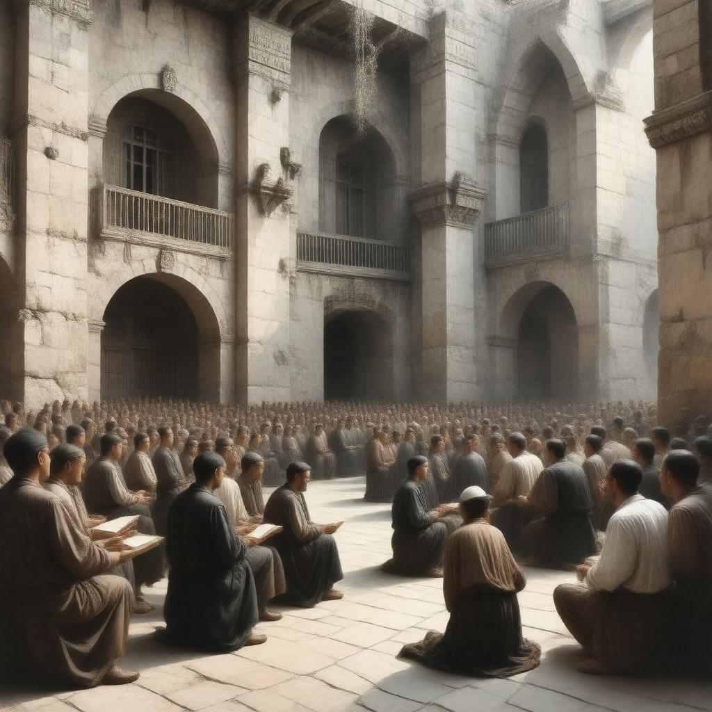 Click to view larger image AI-created image of Conservative Yeshiva in Jerusalem