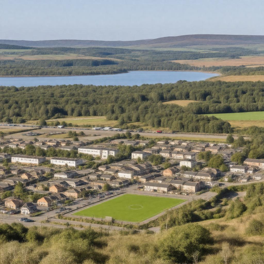 Click to view larger image AI-created image of Consett, County Durham, England