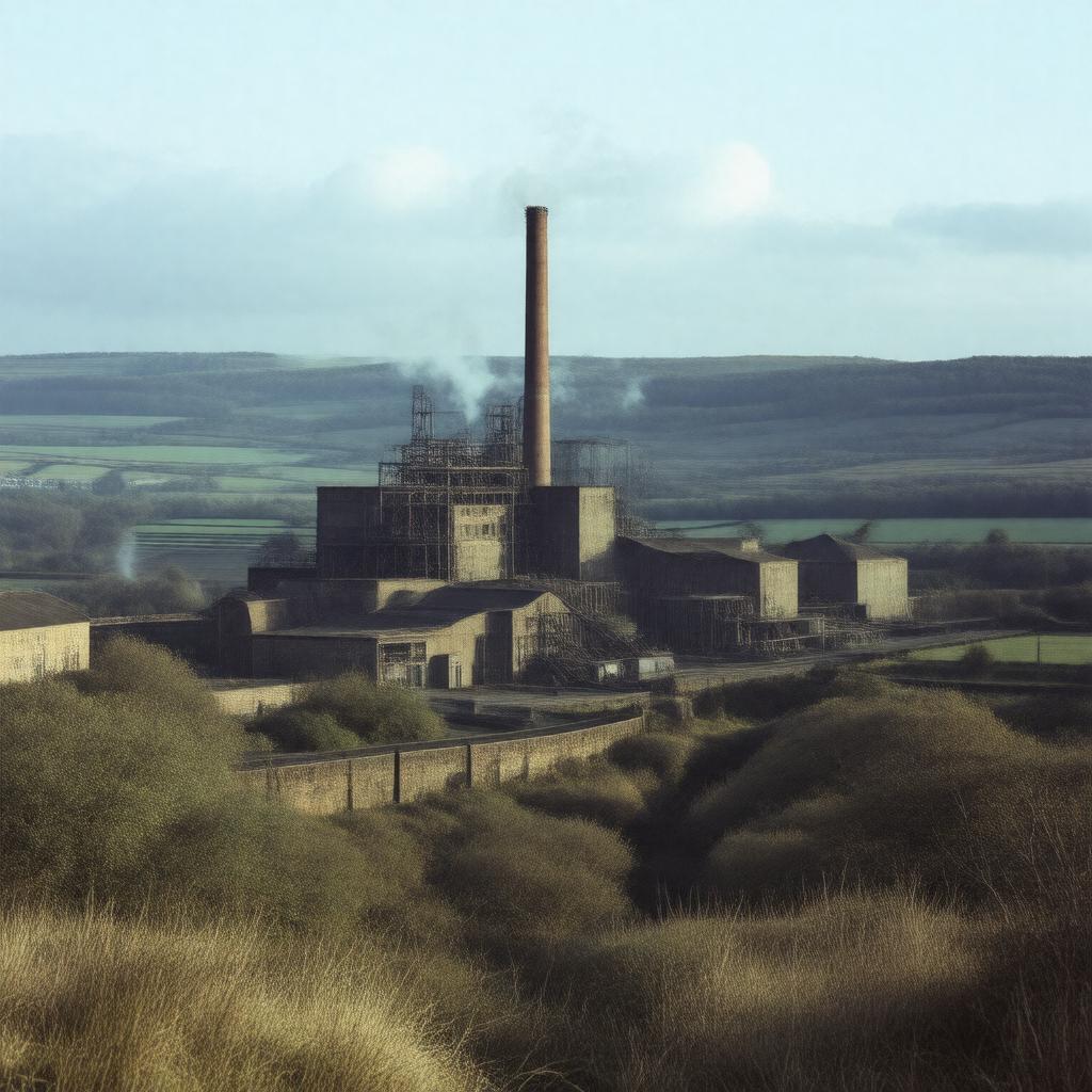 Click to view larger image AI-created image of Consett Plate Mill