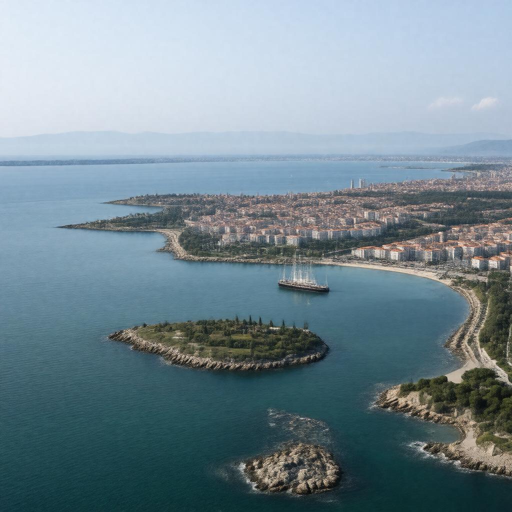 AI-created image of Constanța Bay