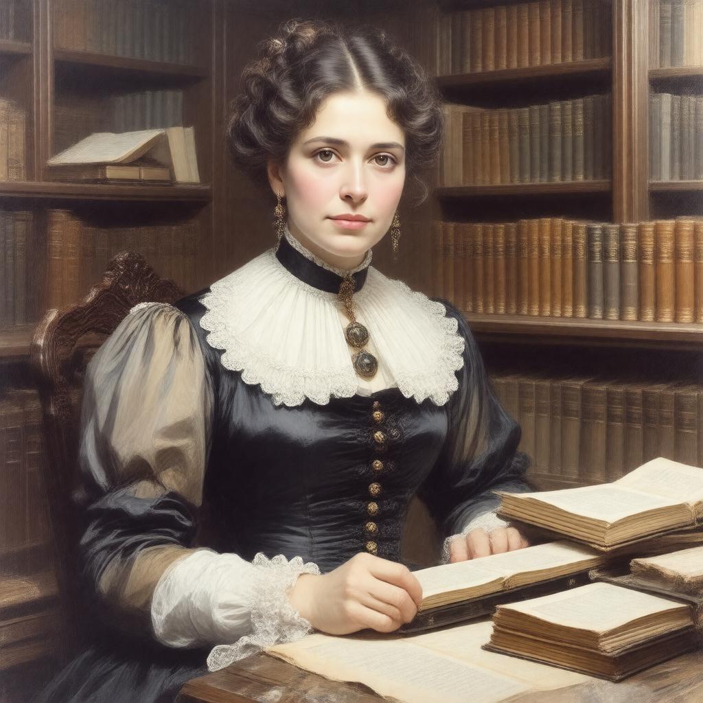 AI-created image of Constance Lloyd